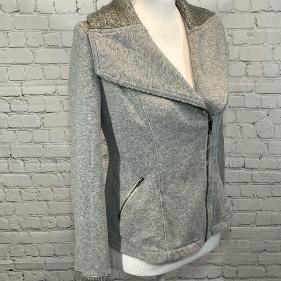 ANTHROPOLOGIE (Saturday Sunday) Helmi Cotton Moto Jacket-XS - Picture 2 of 6